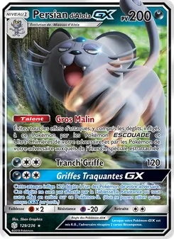 Carte Persian d’Alola GX 129/236 – Éclipse Cosmique