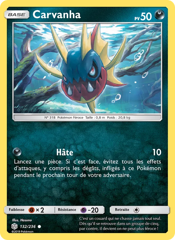 Carte Carvanha 132/236 – Éclipse Cosmique