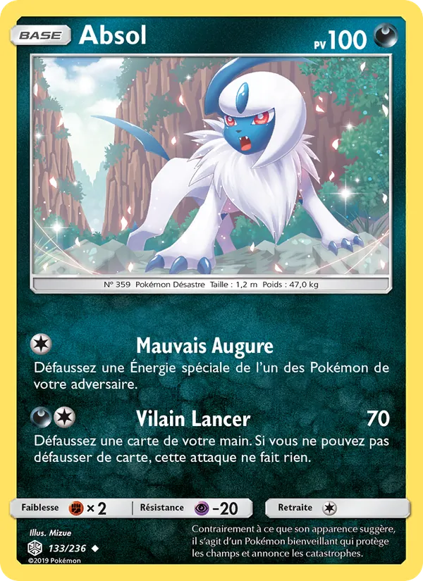 Carte Absol 133/236 – Éclipse Cosmique