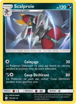 Carte Scalproie 135/236 – Éclipse Cosmique