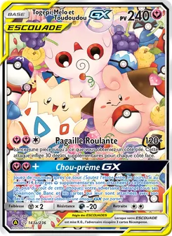 Carte Togepi, Mélo et Toudoudou GX 143/236 – Éclipse Cosmique
