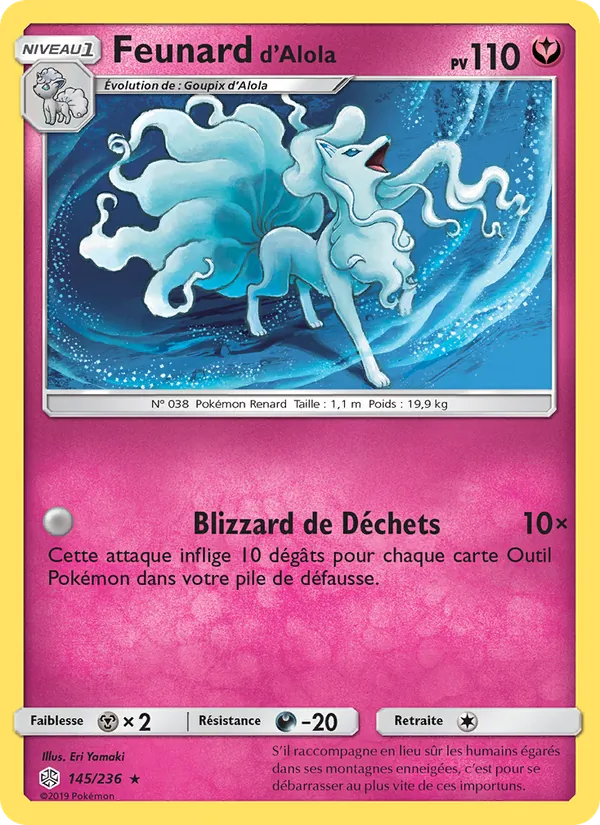Carte Feunard d’Alola 145/236 – Éclipse Cosmique