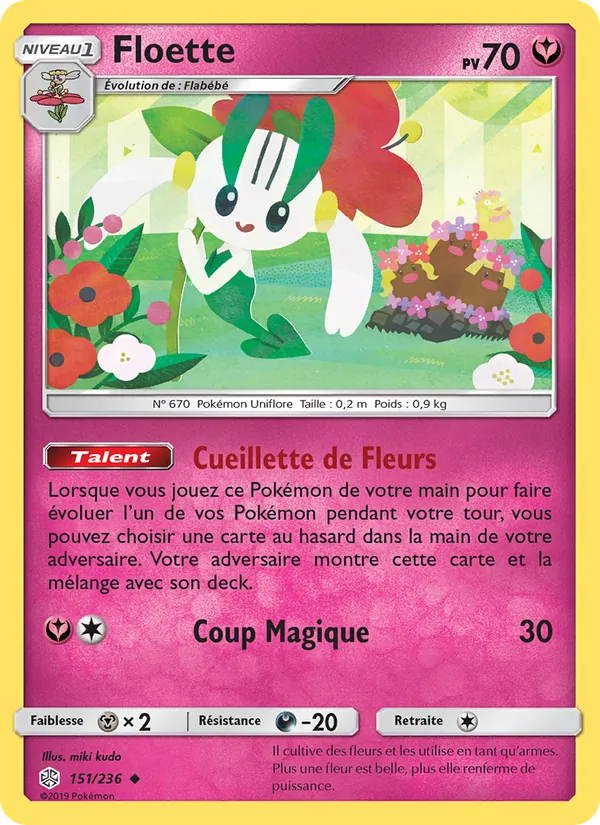 Carte Floette 151/236 – Éclipse Cosmique