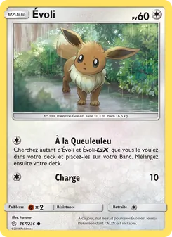 Carte Évoli 167/236 – Éclipse Cosmique