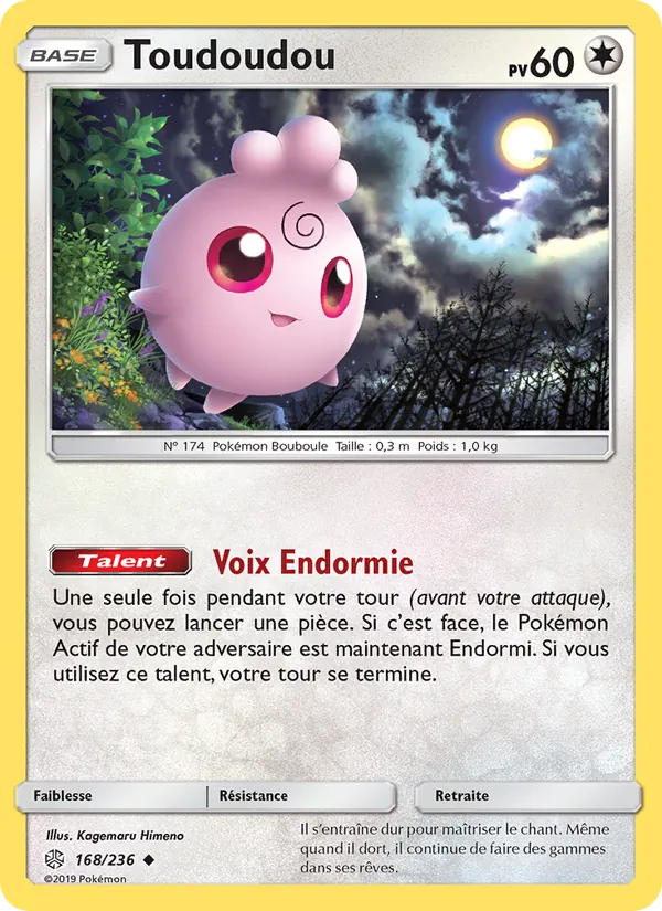 Carte Toudoudou 168/236 – Éclipse Cosmique
