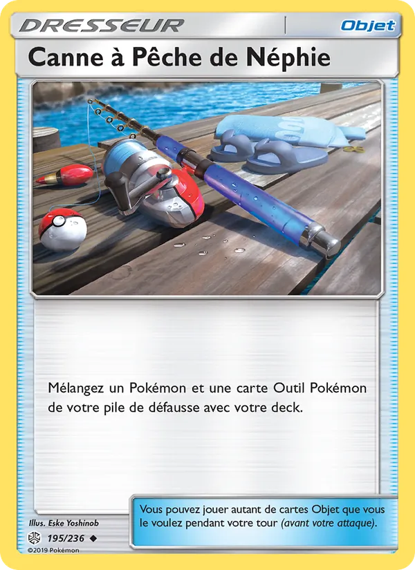 Carte Canne à Pêche de Néphie 195/236 – Éclipse Cosmique