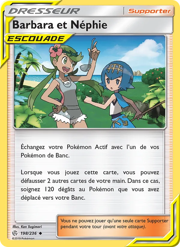 Carte Barbara et Néphie 198/236 – Éclipse Cosmique
