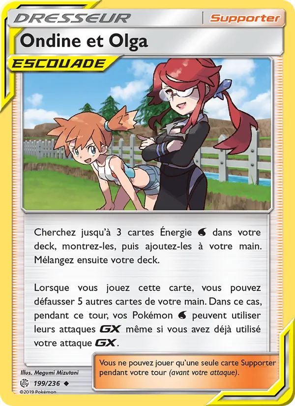 Carte Ondine et Olga 199/236 – Éclipse Cosmique