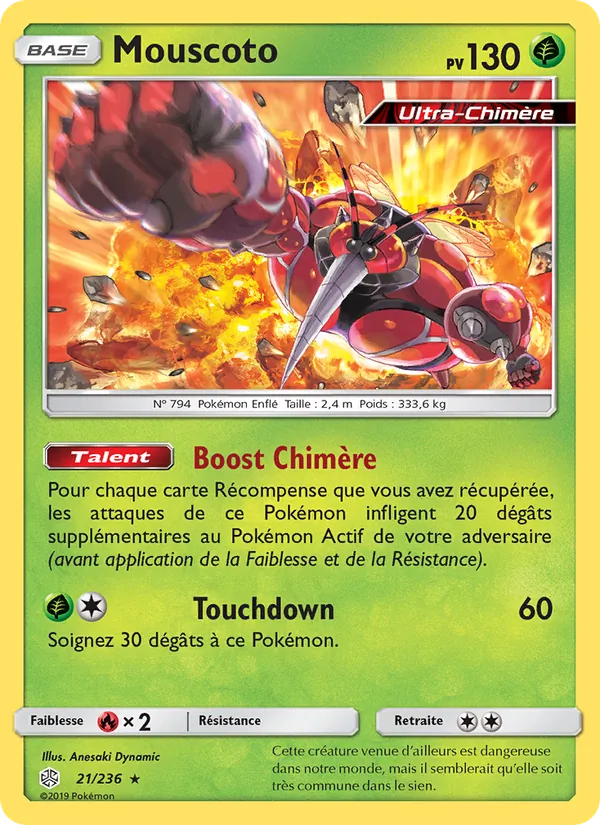 Carte Mouscoto 21/236 – Éclipse Cosmique