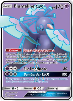 Carte Plumeline GX 217/236 – Éclipse Cosmique