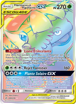 Carte Florizarre et Vipélierre GX 249/236 – Éclipse Cosmique