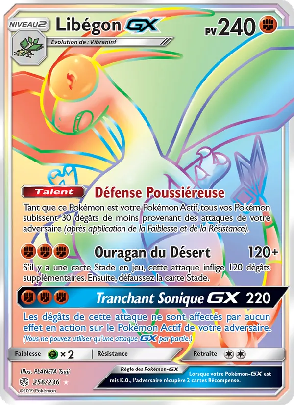 Carte Libégon GX 256/236 – Éclipse Cosmique