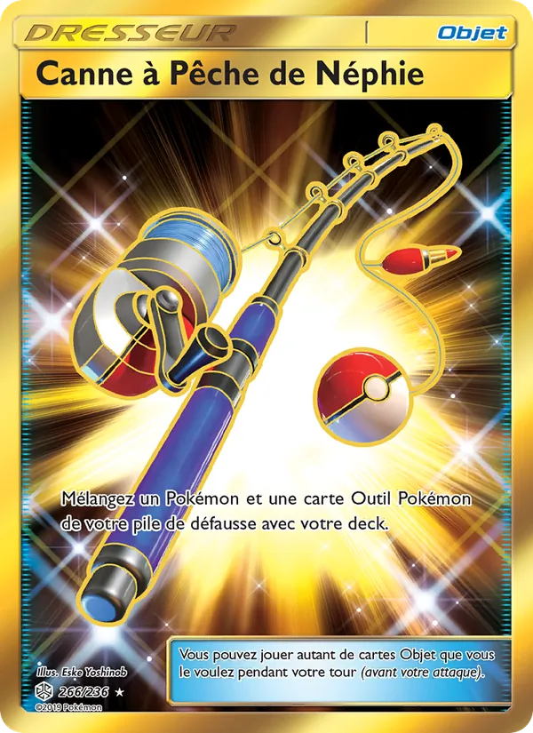 Carte Canne à Pêche de Néphie 266/236 – Éclipse Cosmique
