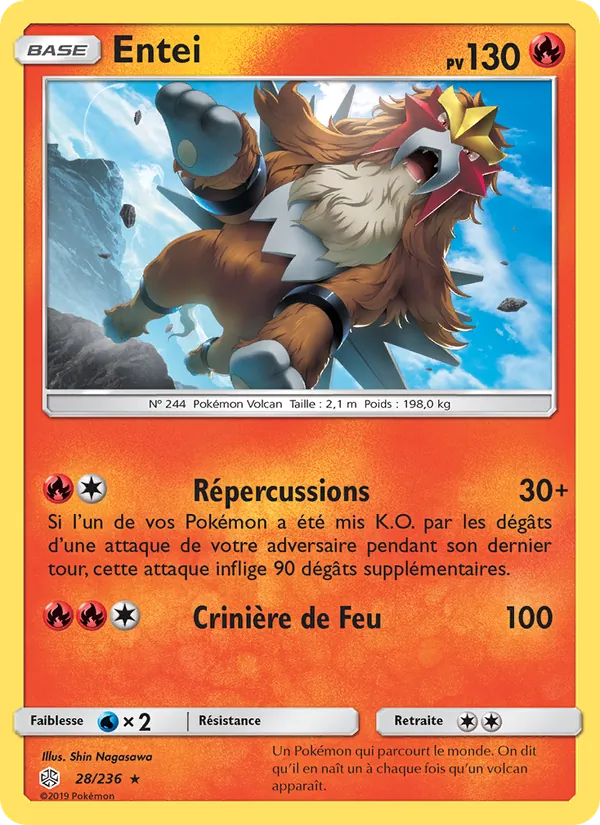 Carte Entei 28/236 – Éclipse Cosmique