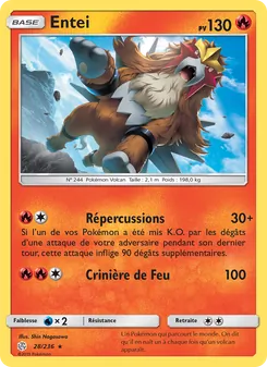 Carte Entei 28/236 – Éclipse Cosmique