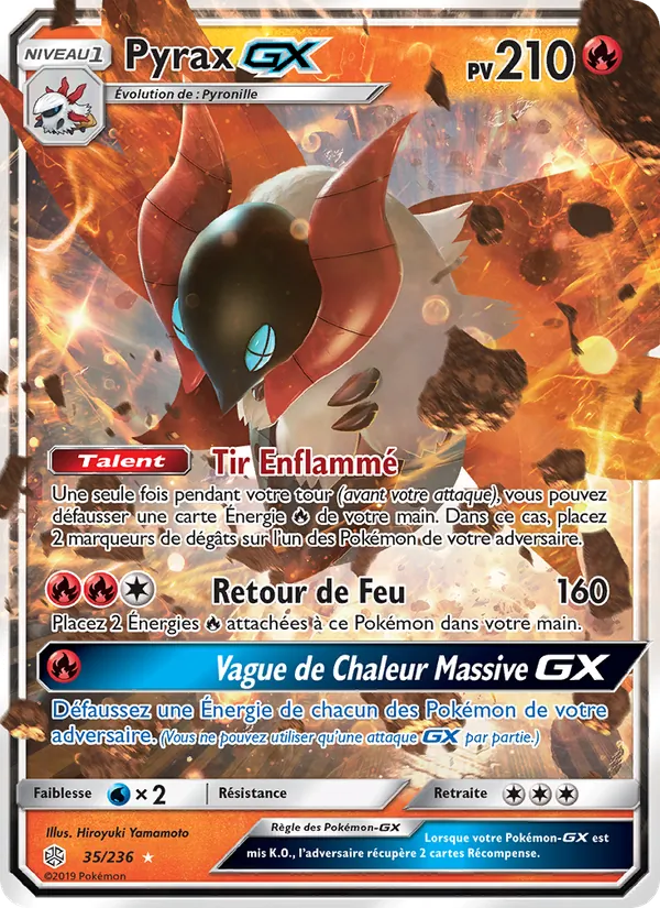 Carte Pyrax GX 35/236 – Éclipse Cosmique