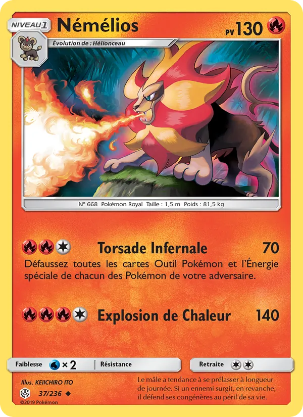 Carte Némélios 37/236 – Éclipse Cosmique