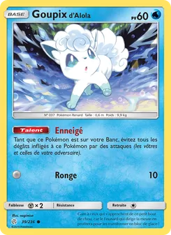 Carte Goupix d’Alola 39/236 – Éclipse Cosmique