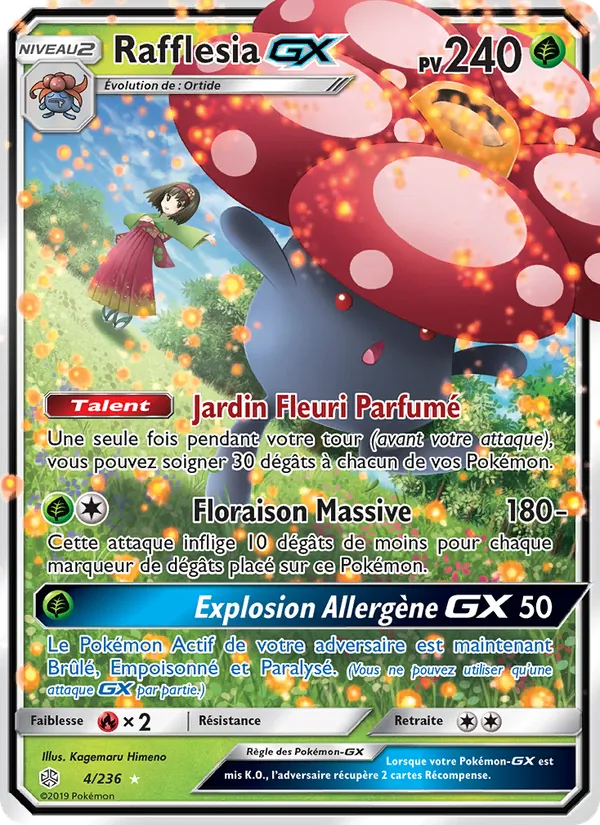 Carte Rafflesia GX 4/236 – Éclipse Cosmique
