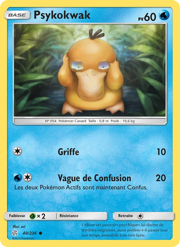 Carte Psykokwak 40/236 – Éclipse Cosmique