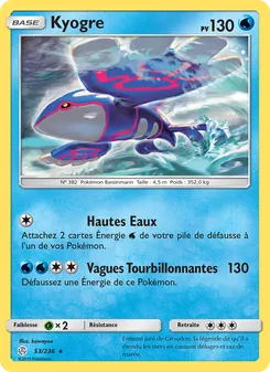 Carte Kyogre 53/236 – Éclipse Cosmique