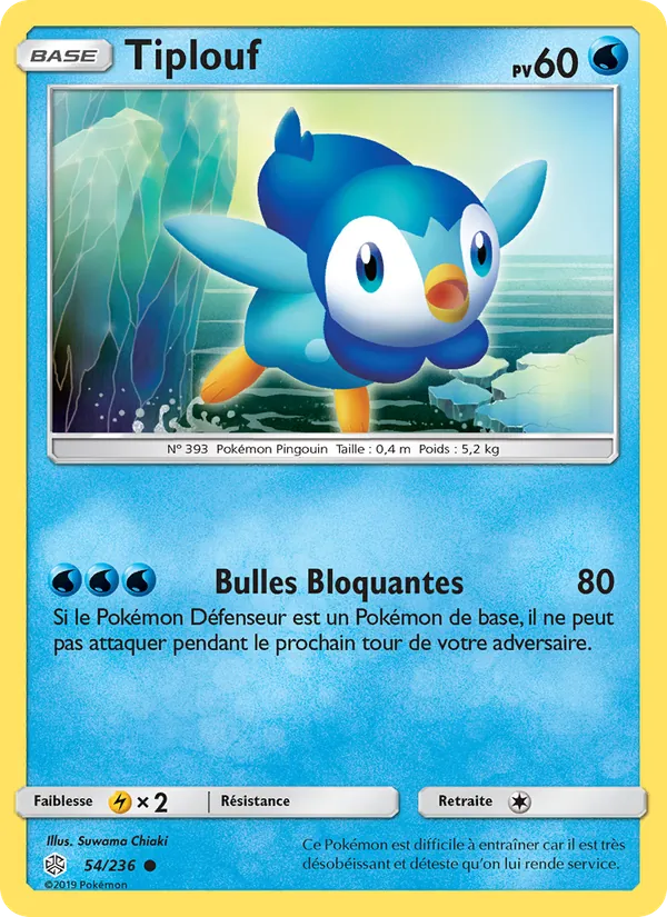 Carte Tiplouf 54/236 – Éclipse Cosmique