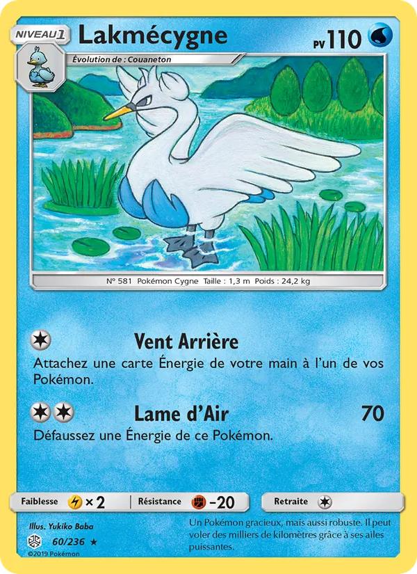 Carte Lakmécygne 60/236 – Éclipse Cosmique