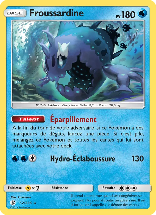 Carte Froussardine 62/236 – Éclipse Cosmique