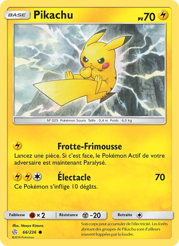 Carte Pikachu 66/236 – Éclipse Cosmique