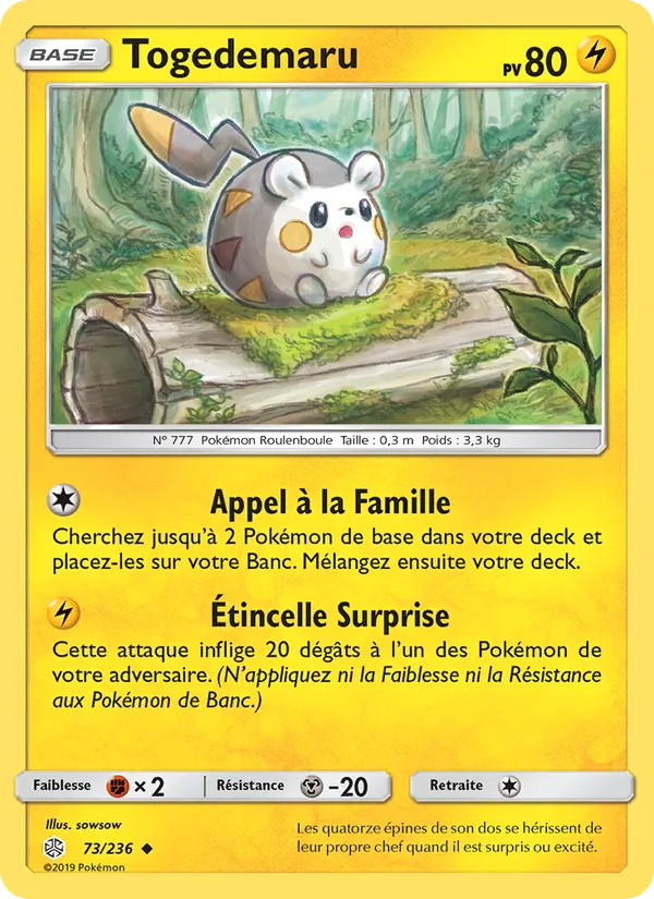 Carte Togedemaru 73/236 – Éclipse Cosmique