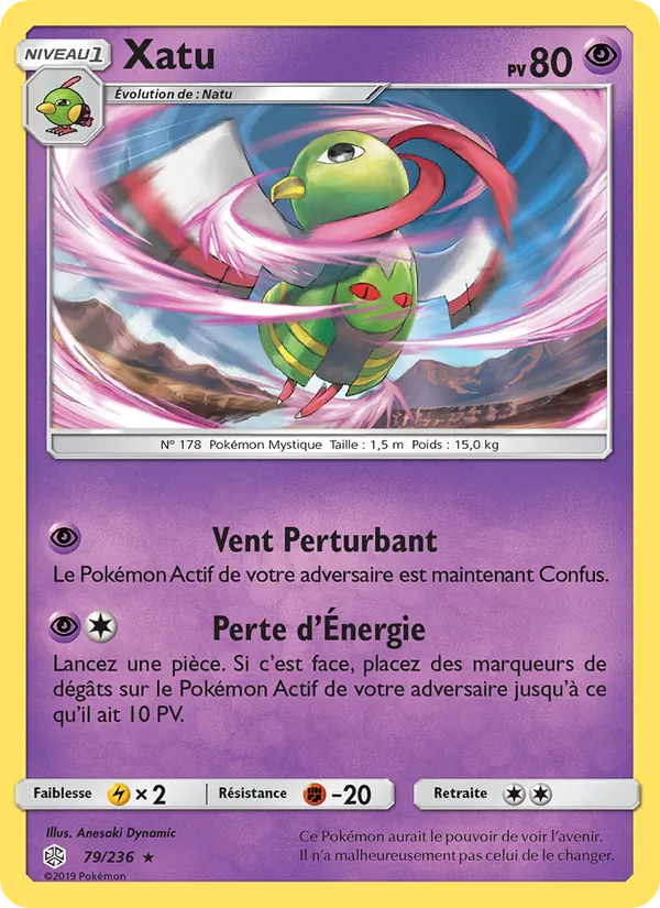 Carte Xatu 79/236 – Éclipse Cosmique