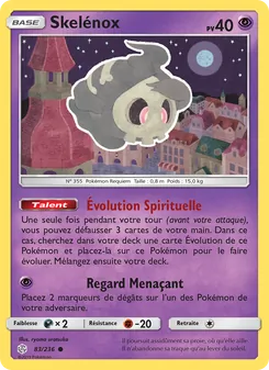 Carte Skelénox 83/236 – Éclipse Cosmique