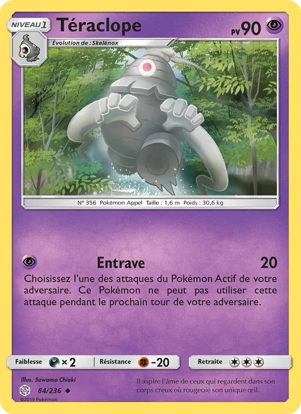 Carte Téraclope 84/236 – Éclipse Cosmique
