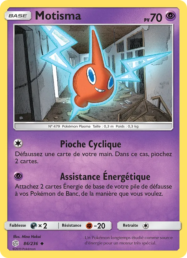 Carte Motisma 86/236 – Éclipse Cosmique