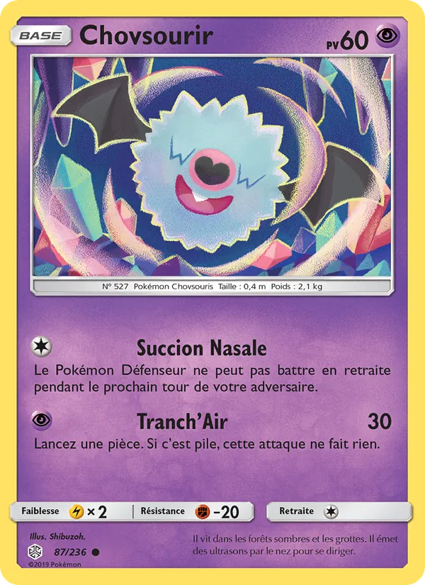 Carte Chovsourir 87/236 – Éclipse Cosmique