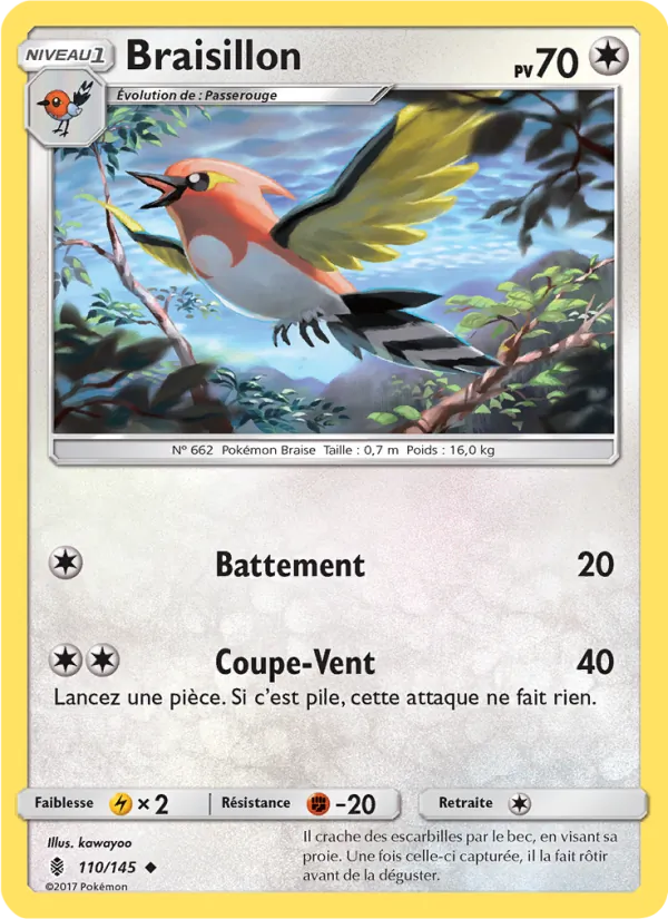 Carte Braisillon 110/145 – Gardiens Ascendants