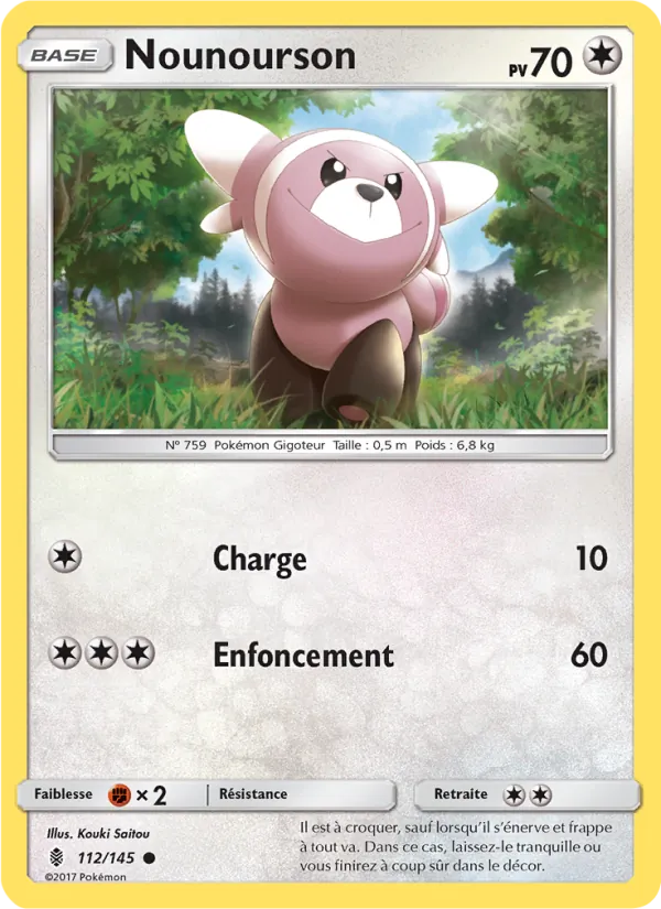 Carte Nounourson 112/145 – Gardiens Ascendants