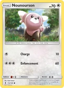 Carte Nounourson 112/145 – Gardiens Ascendants