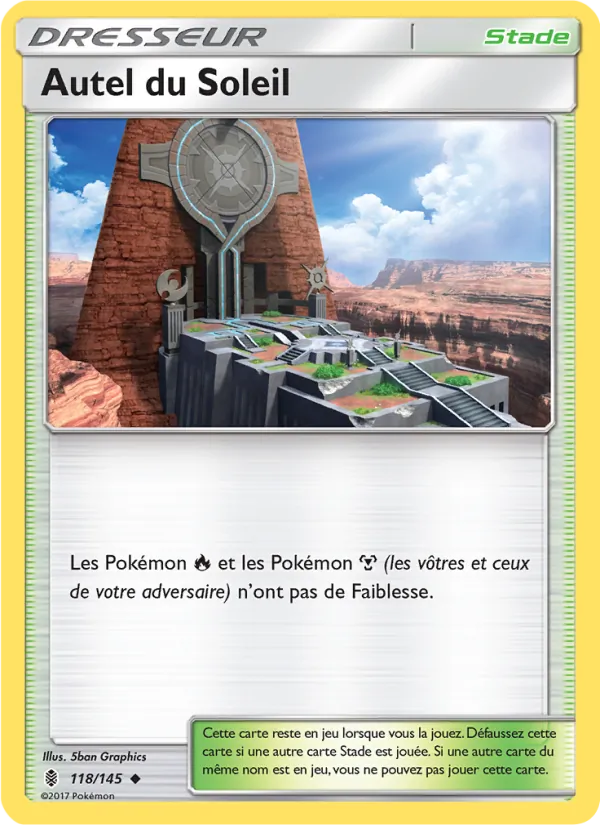 Carte Autel du Soleil 118/145 – Gardiens Ascendants