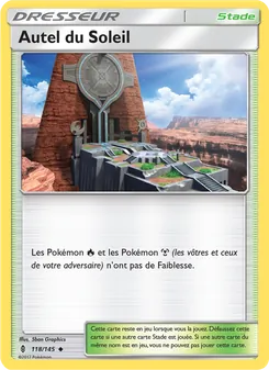Carte Autel du Soleil 118/145 – Gardiens Ascendants