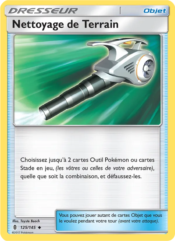 Carte Nettoyage de Terrain 125/145 – Gardiens Ascendants
