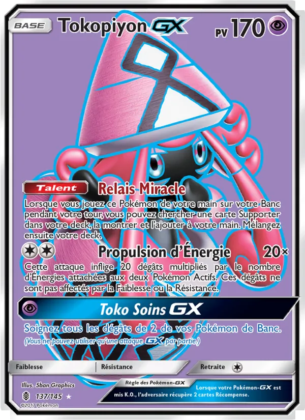 Carte Tokopiyon GX 137/145 – Gardiens Ascendants