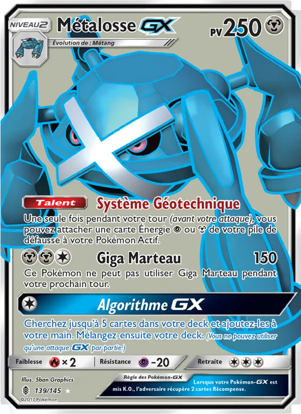 Carte Métalosse GX 139/145 – Gardiens Ascendants