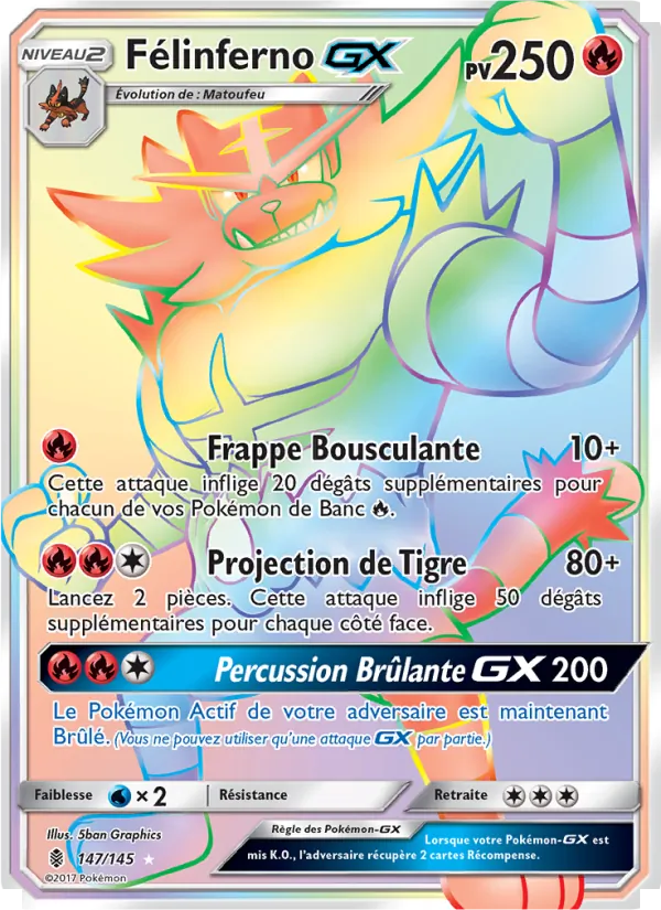 Carte Félinferno GX 147/145 – Gardiens Ascendants