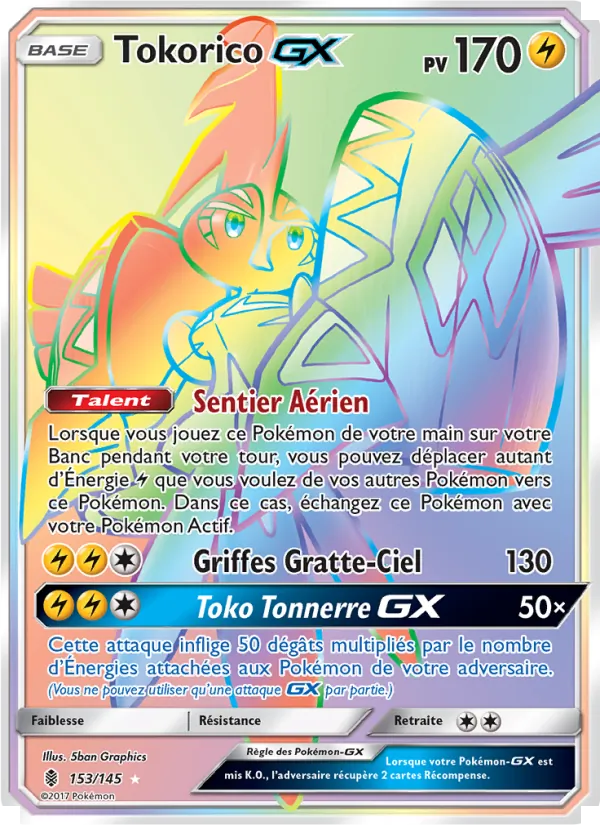 Carte Tokorico GX 153/145 – Gardiens Ascendants