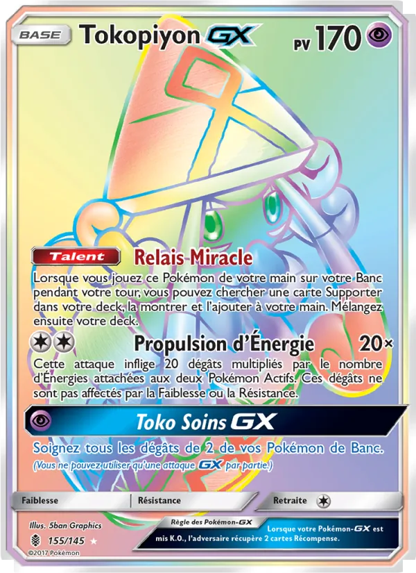 Carte Tokopiyon GX 155/145 – Gardiens Ascendants