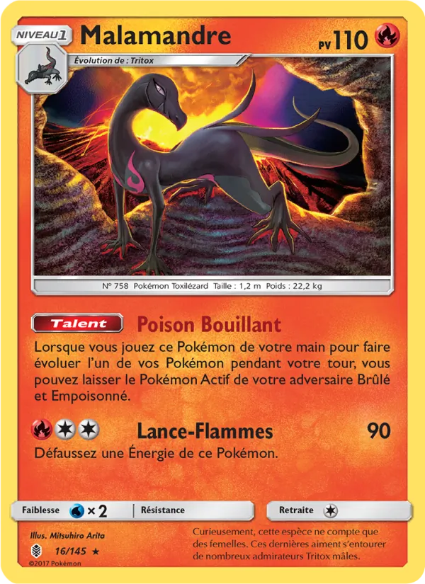 Carte Malamandre 16/145 – Gardiens Ascendants