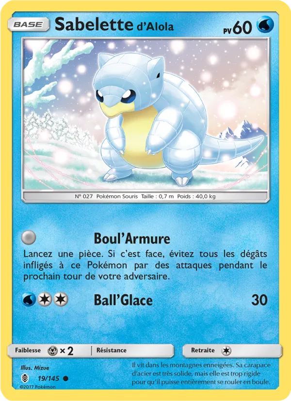 Carte Sabelette d’Alola 19/145 – Gardiens Ascendants