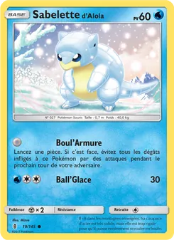 Carte Sabelette d’Alola 19/145 – Gardiens Ascendants