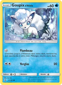 Carte Goupix d’Alola 21/145 – Gardiens Ascendants